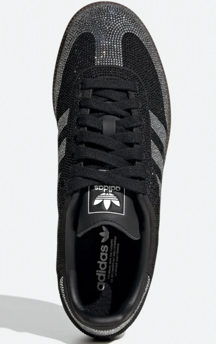 Adidas Samba OG Women's Sneaker – Rhinestone Black & Silver (IH9052)