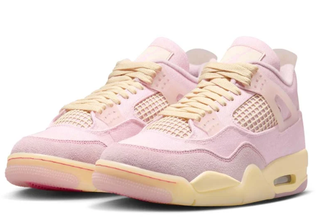 Women's Air Jordan 4 Retro - Pearl PinkIced Carmine