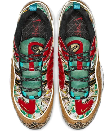 Nike Air Max 98 'Chinese New Year 2019' Sneaker – Multi-Color/Metallic Gold (BV6649-708)