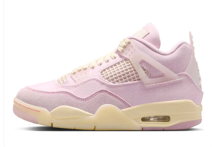 Women's Air Jordan 4 Retro - Pearl PinkIced Carmine