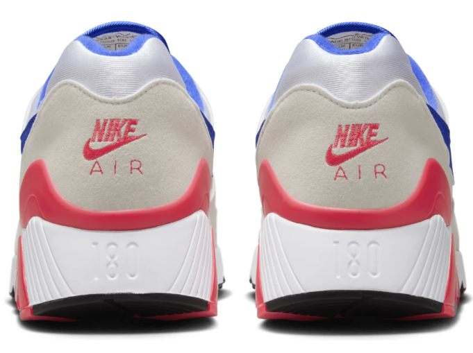 Nike Air Max 180 'Ultramarine' 2024 Retro Sneaker – White/Blue/Red (FJ9259-100)