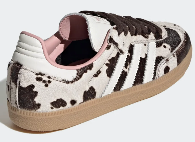 Adidas Samba Women's Faux Fur Cow Print