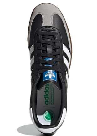 Adidas Samba Vegan Sneaker – Black White Brown (H01878)