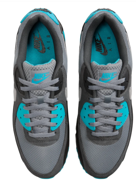 Nike Air Max 90 'Cool Grey Dusty Cactus Black' Sneaker – Cool Grey/Dusty Cactus/Black (DM0029-013)