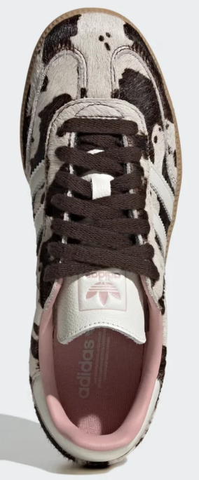 Adidas Samba Women's Faux Fur Cow Print