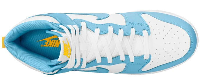 Nike Dunk High 'Blue Chill' Sneaker – White/Blue Chill/Yellow (DD1399-401)