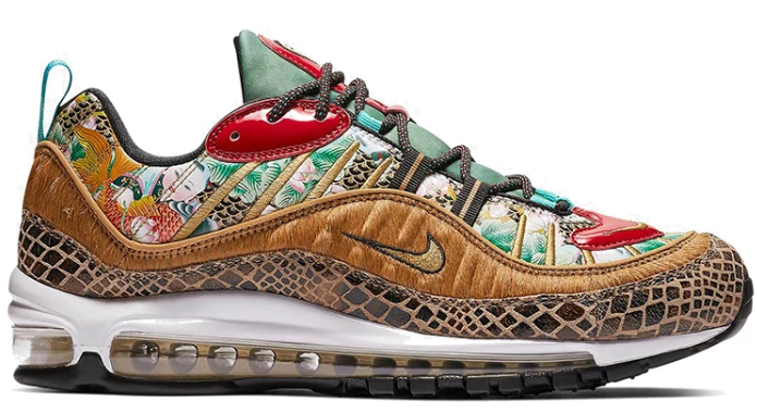 Nike Air Max 98 'Chinese New Year 2019' Sneaker – Multi-Color/Metallic Gold (BV6649-708)