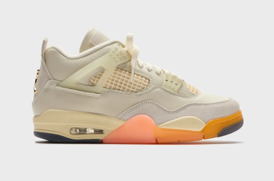 Jordan WMNS Air Jordan 4 - Retro Coconut Milk  Metallic Gold  Muslin  Bright Mango  Sundial  Black