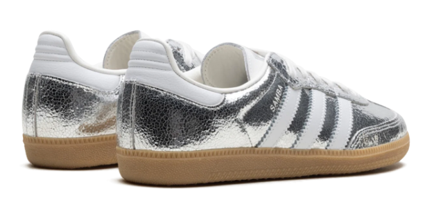 Adidas Samba OG Women's 'Cracked Silver' | Silver Metallic | JR0035