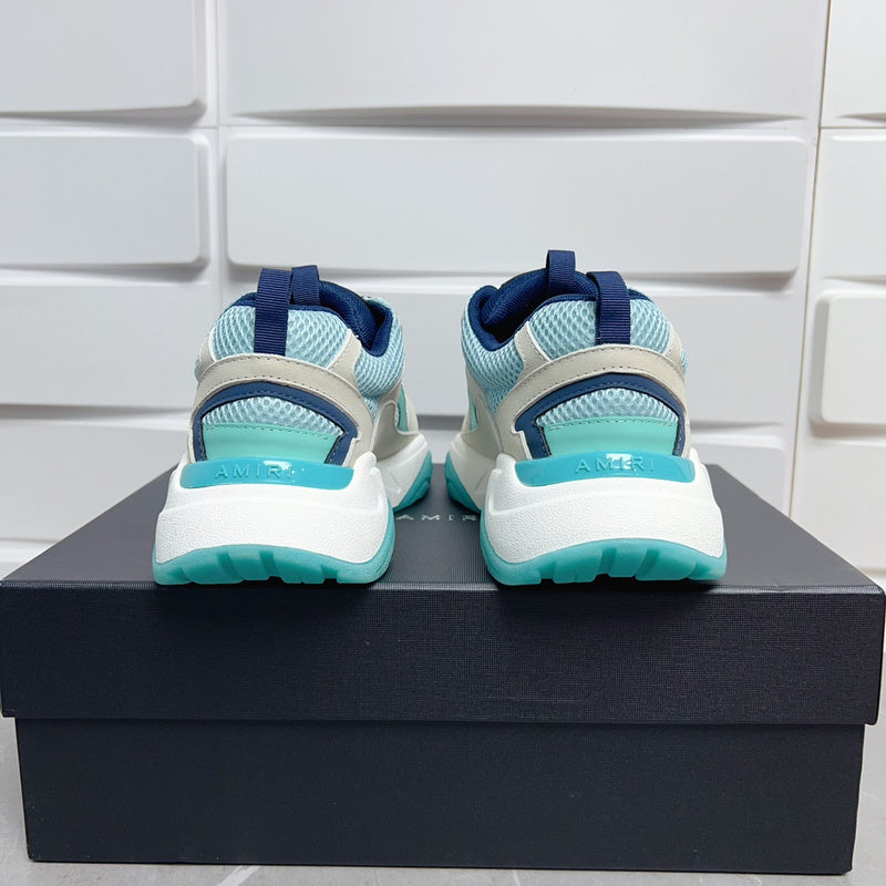 AMIRI Bone Runner 'Cream/Navy/Teal'