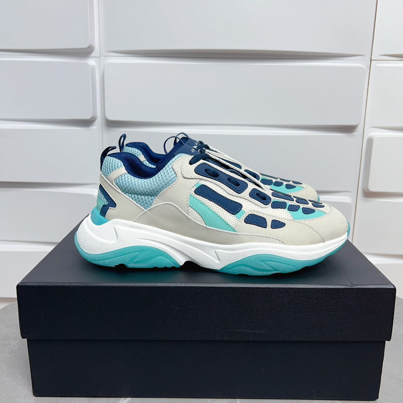 AMIRI Bone Runner 'Cream/Navy/Teal'