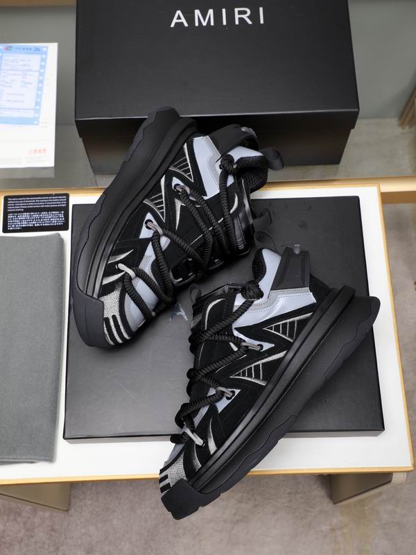 AMIRI Skeltop High 'Black/Silver'