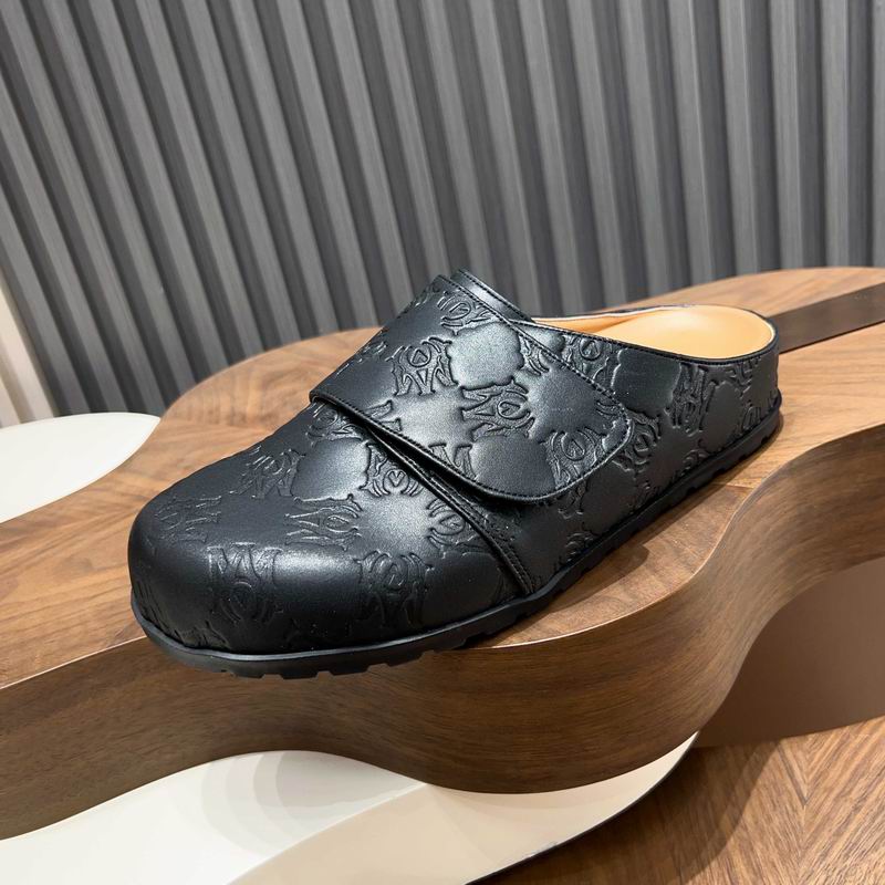 AMIRI Monogram Embossed Mule 'Black'
