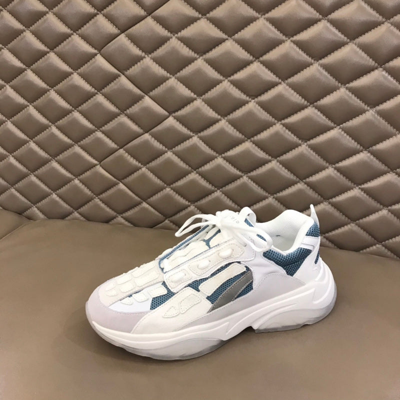 Amiri Bone Runner Sneaker – White / Blue