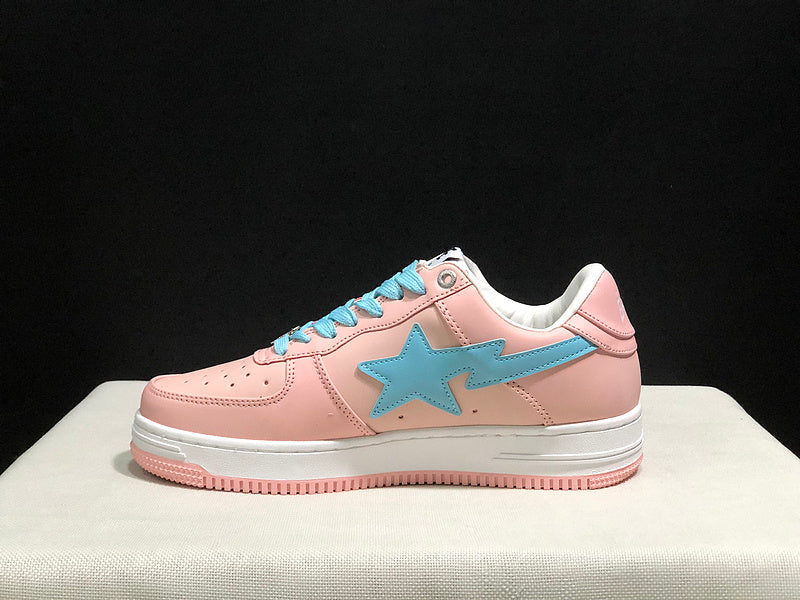 BAPE Bapesta Low 'Pink/Blue'