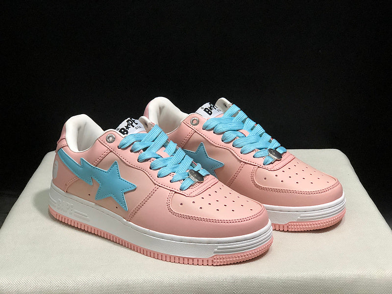 BAPE Bapesta Low 'Pink/Blue'