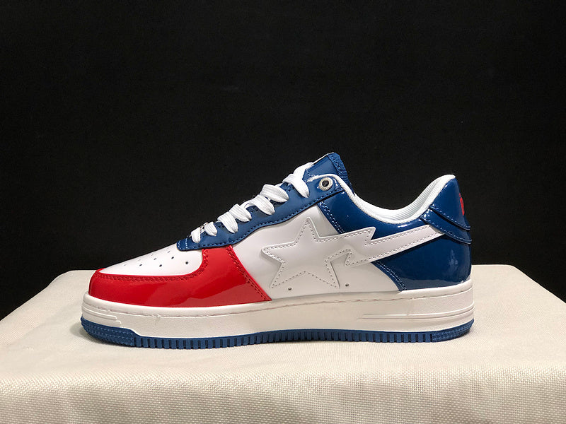 BAPE Bapesta Low 'Red/White/Blue'
