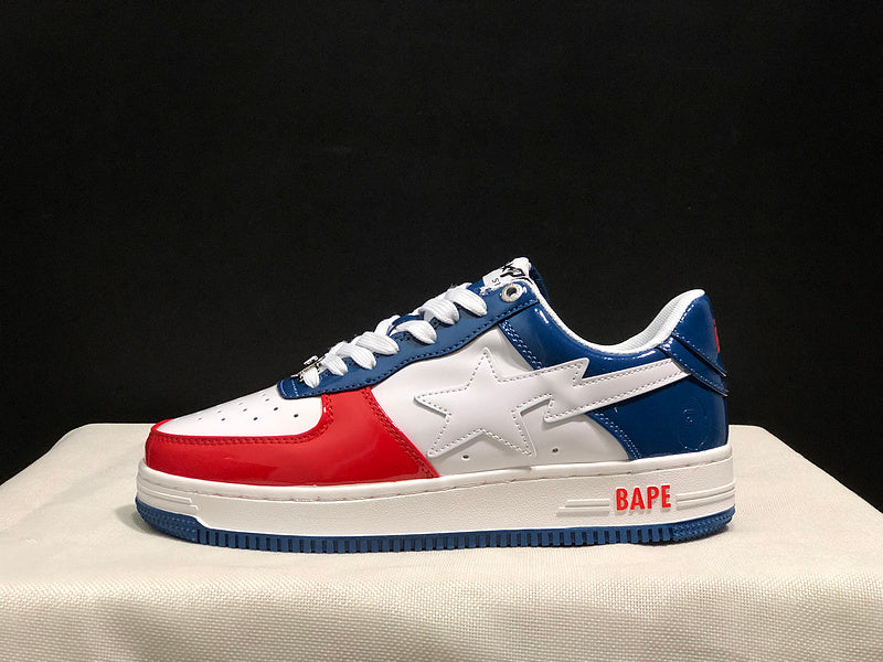 BAPE Bapesta Low 'Red/White/Blue'