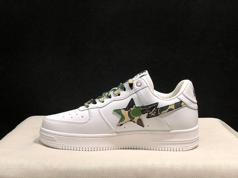 BAPE Bapesta Low 'White ABC Camo'