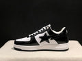 BAPE Bapesta Low 'Black/White'