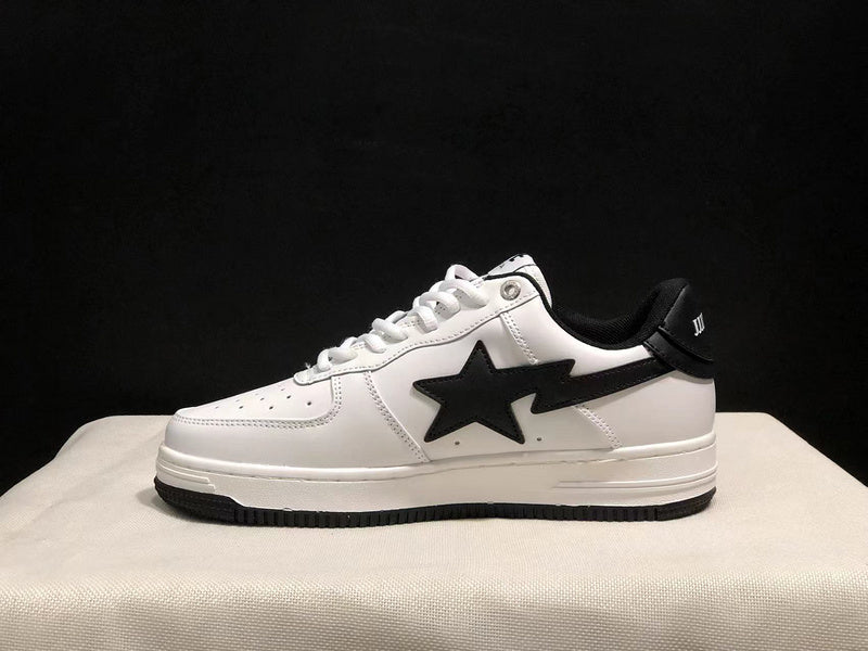 BAPE Bapesta Low 'White/Black'