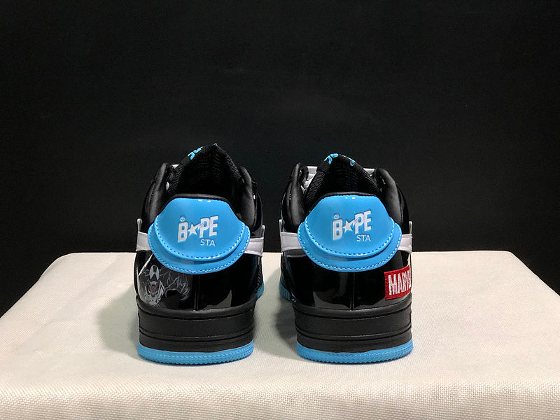 BAPE Bapesta Low 'Black/Blue'