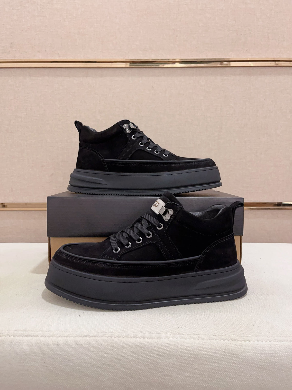UGG High-Top Platform Sneaker 'Triple Black'