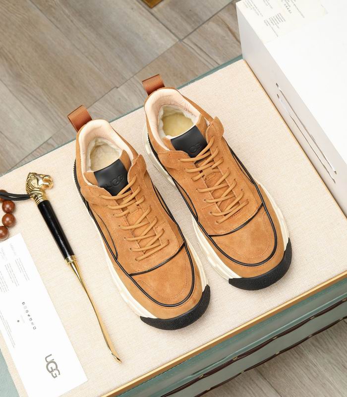 UGG Shearling-Lined Chunky Sneaker 'Tan/Black'
