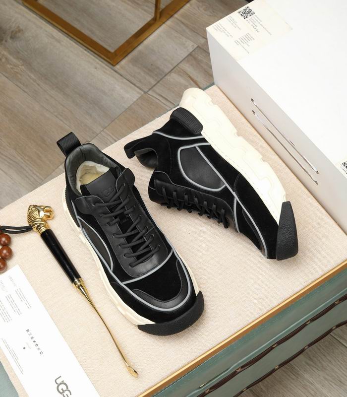 UGG Shearling-Lined Chunky Sneaker 'Triple Black'