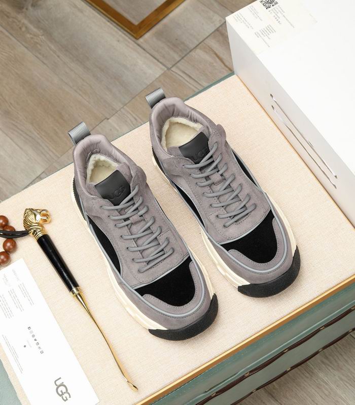 UGG Shearling-Lined Chunky Sneaker 'Grey/Black'