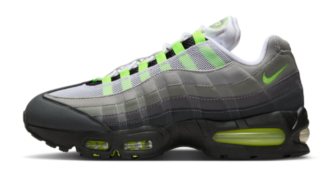 Nike Air Max 95 OG 'Neon' 2026 Sneaker – Black/Neon Yellow/Cool Grey (HM4740-001)
