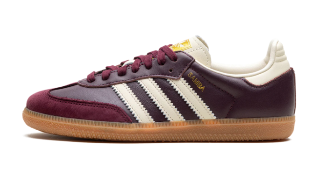 Adidas Samba OG Women's Sneaker – Maroon & Cream White (ID04779)