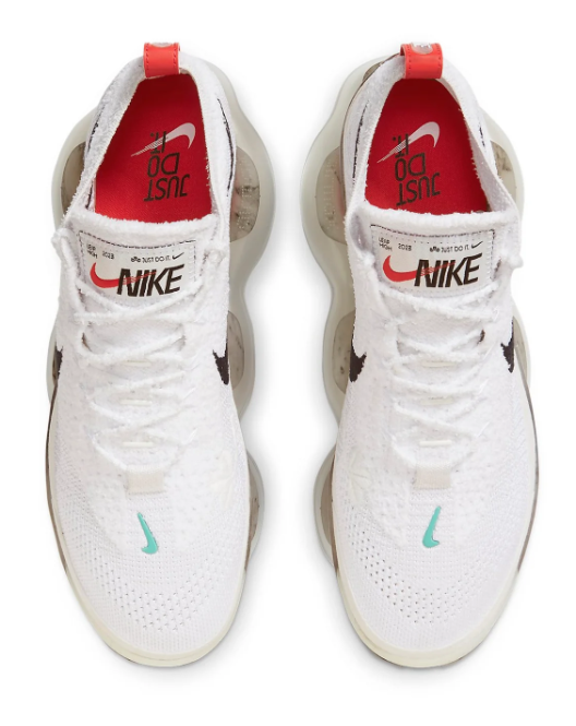 Nike Air Max Scorpion Flyknit 'Lunar New Year Leap High' Sneaker – Sanddrift/Arctic Orange/Washed Teal (FD4319-101)