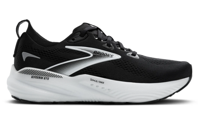 Brooks Glycerin GTS 22 Women's Running Shoes | Black/Grey/White