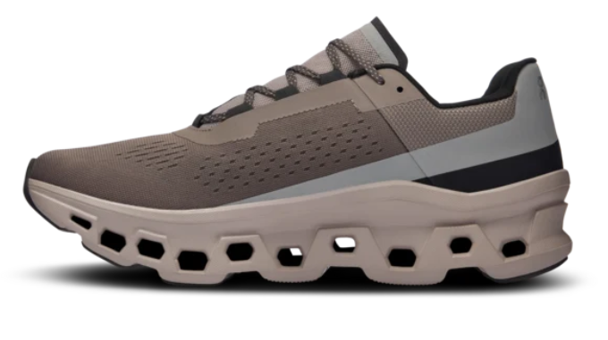 On Men's Cloudmonster Cinder Fog