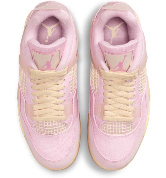Women's Air Jordan 4 Retro - Pearl PinkIced Carmine